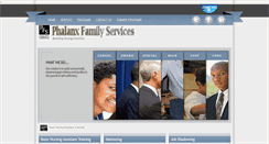Desktop Screenshot of phalanxgrpservices.org